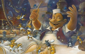 Odprtje razstave Gorazda Vahna, ilustracije