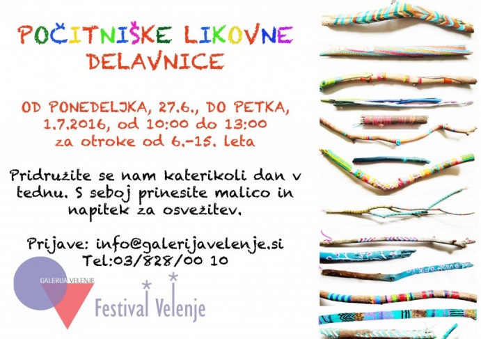 Počitniške likovne delavnice