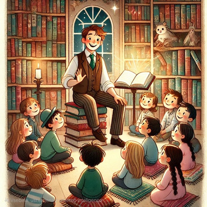 Pravljično – pogovorna urica z Arpadom, svetovni dan knjig