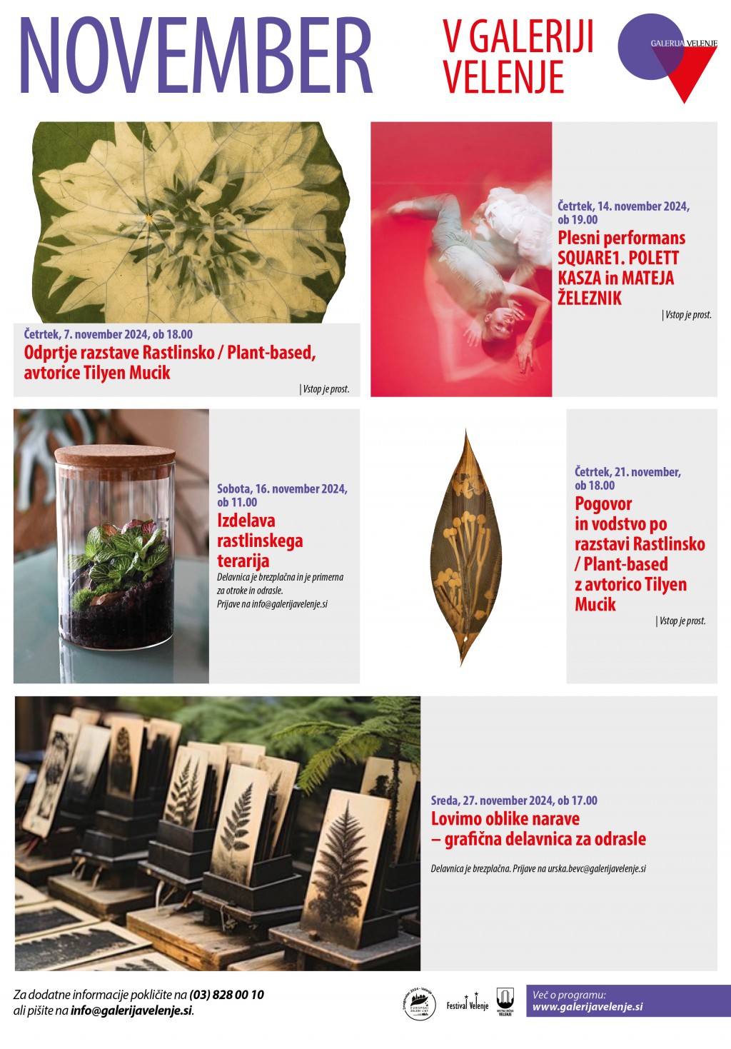 Program za mesec november