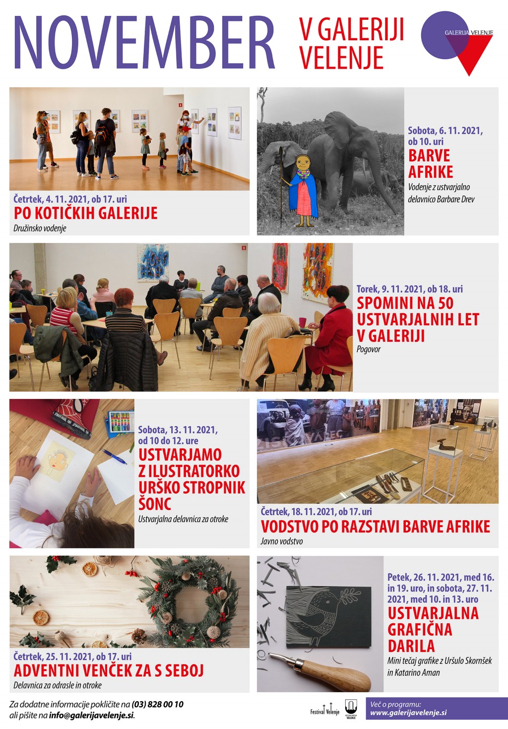 Program za mesec november