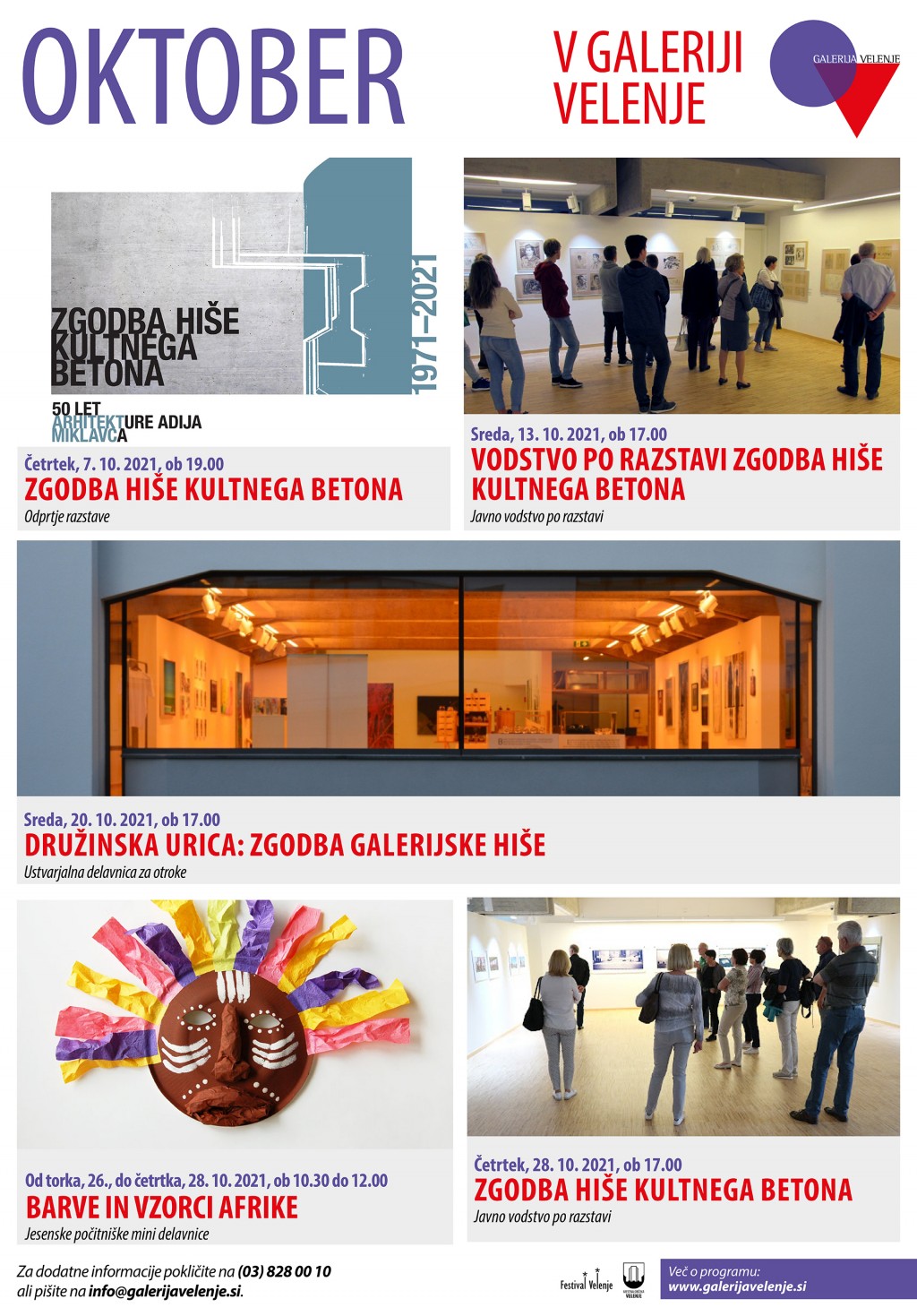 Program za mesec oktober