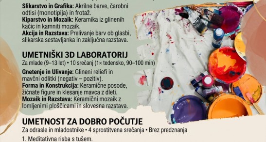 Nova sezona likovnih tečajev v Galeriji Velenje