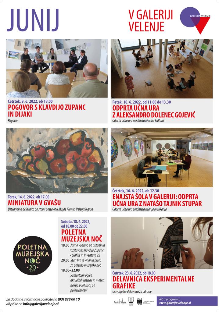 Program za mesec junij 2022